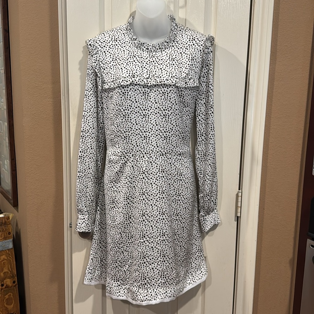 Avec Les Filles Spotted Pattern Dress. Sz XL